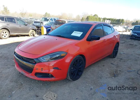 2016 Dodge Dart Sxt z USA, uszkodzony, nr VIN 1C3CDFBB0GD728475